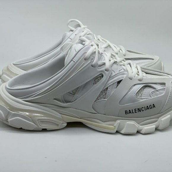 BALENCIAGA Women's Track Cutout Mules Backless Trainers Sneakers Shoes - Picture 6 of 10